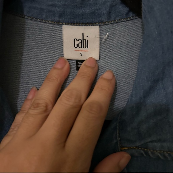 Cabi Denim Dress Size S piece of cale denim dress - Picture 5 of 15